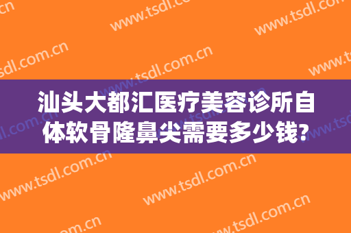 汕头大都汇医疗美容诊所自体软骨隆鼻尖需要多少钱?怎么样?(大综合隆鼻多少钱)