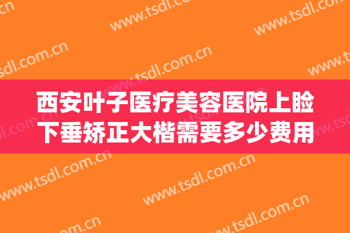 西安叶子医疗美容医院上睑下垂矫正大楷需要多少费用?可靠吗?(西安哪个医院做上眼睑下垂好)