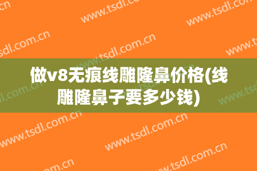 做v8无痕线雕隆鼻价格(线雕隆鼻子要多少钱)