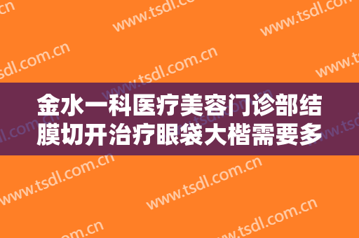 金水一科医疗美容门诊部结膜切开治疗眼袋大楷需要多少费用?可靠吗?