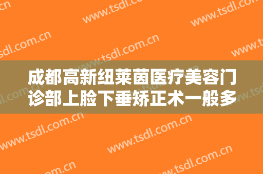成都高新纽莱茵医疗美容门诊部上脸下垂矫正术一般多少钱?有哪些优势?