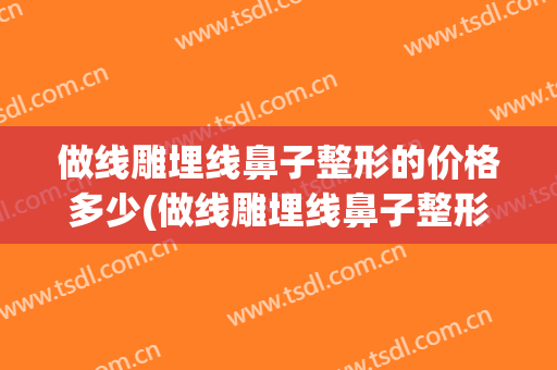 做线雕埋线鼻子整形的价格多少(做线雕埋线鼻子整形的价格多少钱)