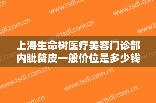 上海生命树医疗美容门诊部内眦赘皮一般价位是多少钱?多长时间恢复?