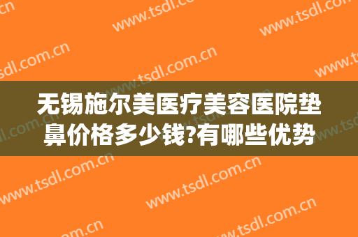 无锡施尔美医疗美容医院垫鼻价格多少钱?有哪些优势?(无锡施尔美整形价格)