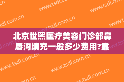 北京世熙医疗美容门诊部鼻唇沟填充一般多少费用?靠谱吗?(填充鼻唇沟要多少钱)
