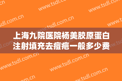 上海九院医院杨美胶原蛋白注射填充去痘疤一般多少费用?靠谱吗?(上海九院做全脸脂肪填充多少钱)