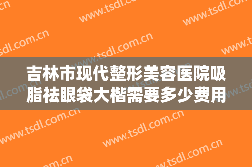 吉林市现代整形美容医院吸脂祛眼袋大楷需要多少费用?好不好?(整形医院做眼袋多少钱)