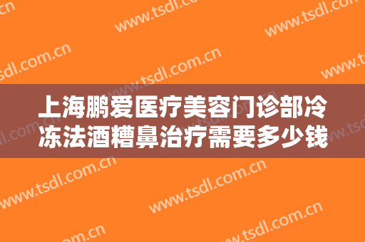 上海鹏爱医疗美容门诊部冷冻法酒糟鼻治疗需要多少钱?可靠吗?