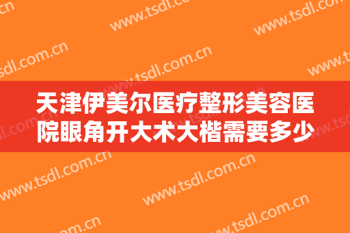 天津伊美尔医疗整形美容医院眼角开大术大楷需要多少费用?效果怎么样?