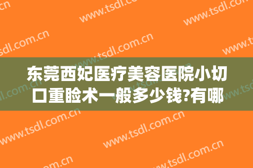 东莞西妃医疗美容医院小切口重睑术一般多少钱?有哪些优势?(东莞南城西妃整形医院是正规医院吗)