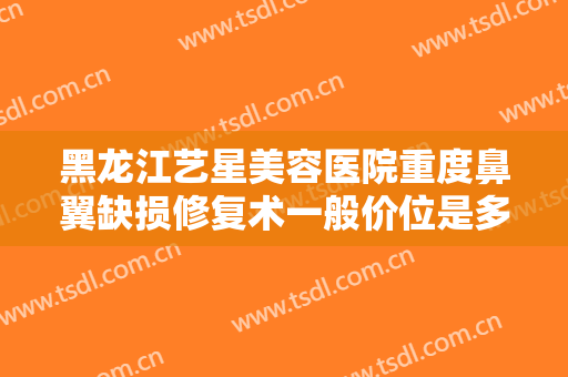 黑龙江艺星美容医院重度鼻翼缺损修复术一般价位是多少费用?靠谱吗?