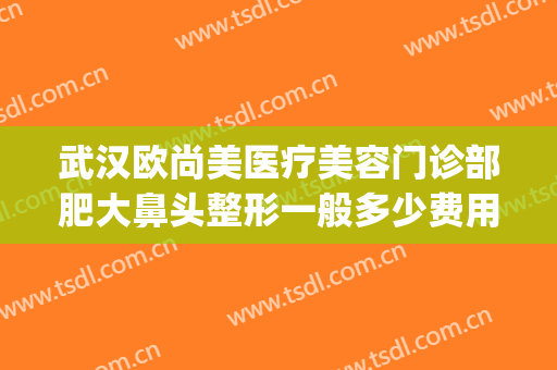 武汉欧尚美医疗美容门诊部肥大鼻头整形一般多少费用?效果怎么样?(欧尚美医疗美容医院)