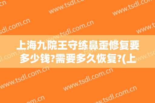 上海九院王守练鼻歪修复要多少钱?需要多久恢复?(上海九院歪鼻矫正多少钱)