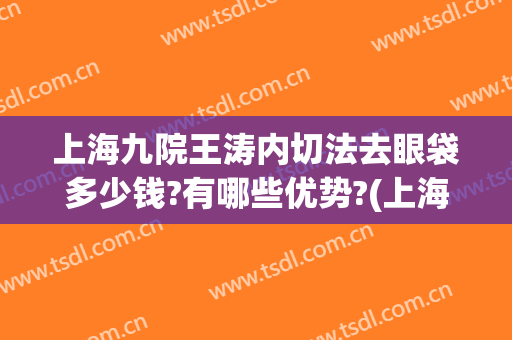 上海九院王涛内切法去眼袋多少钱?有哪些优势?(上海九院张波祛眼袋)