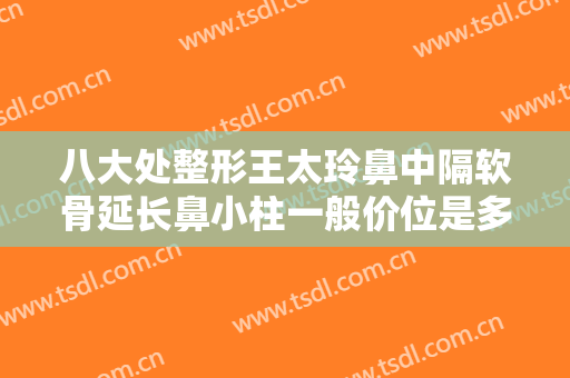 八大处整形王太玲鼻中隔软骨延长鼻小柱一般价位是多少钱?需要多久恢复?