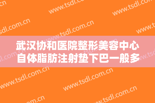 武汉协和医院整形美容中心自体脂肪注射垫下巴一般多少费用?怎么样?