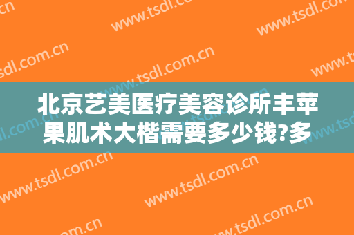 北京艺美医疗美容诊所丰苹果肌术大楷需要多少钱?多长时间恢复?