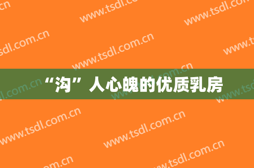 “沟”人心魄的优质乳房