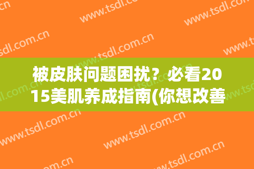 被皮肤问题困扰？必看2015美肌养成指南(你想改善肌肤什么问题)