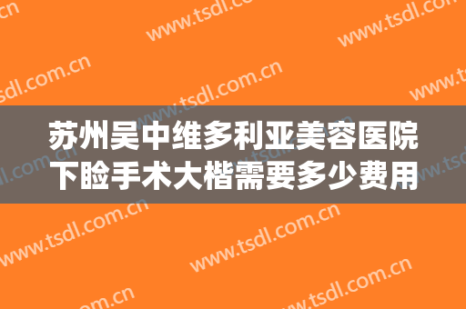 苏州吴中维多利亚美容医院下睑手术大楷需要多少费用?效果怎么样?(苏州维多利亚整形医院)