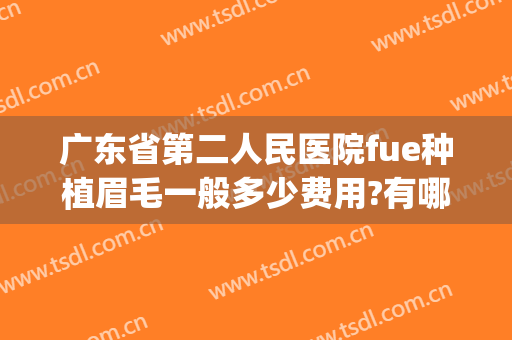 广东省第二人民医院fue种植眉毛一般多少费用?有哪些优势?(广州种植眉毛要多少钱)