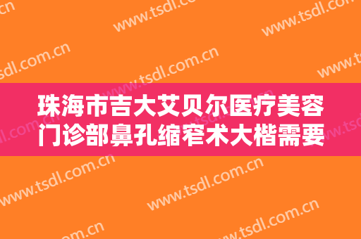 珠海市吉大艾贝尔医疗美容门诊部鼻孔缩窄术大楷需要多少费用?有哪些优势?