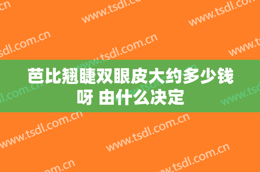 芭比翘睫双眼皮大约多少钱呀 由什么决定