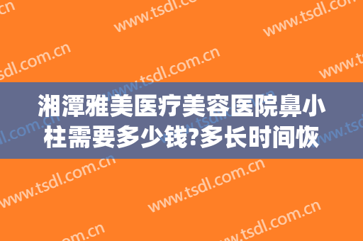 湘潭雅美医疗美容医院鼻小柱需要多少钱?多长时间恢复?(湘潭雅美医疗美容医院好不好)