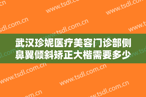 武汉珍妮医疗美容门诊部侧鼻翼倾斜矫正大楷需要多少钱?好不好?
