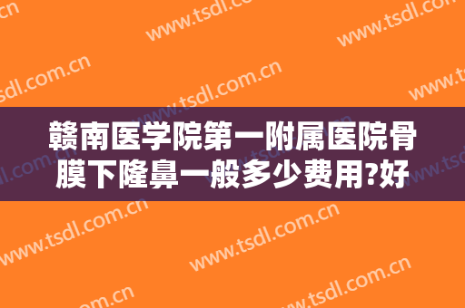 赣南医学院第一附属医院骨膜下隆鼻一般多少费用?好不好?