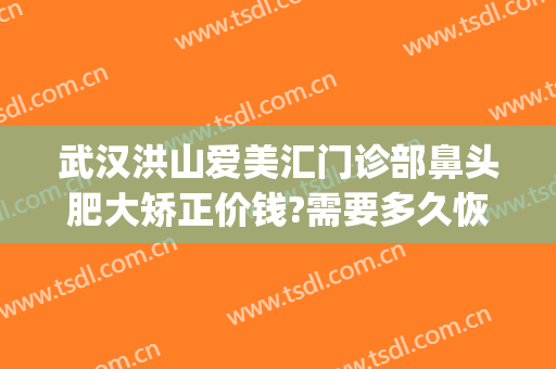 武汉洪山爱美汇门诊部鼻头肥大矫正价钱?需要多久恢复?(武汉洪山爱美汇整形美容怎么样)