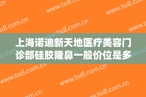 上海诺迪新天地医疗美容门诊部硅胶隆鼻一般价位是多少?好不好?(上海诺迪新天地医疗美容电话门诊部)