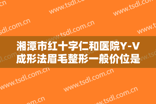 湘潭市红十字仁和医院Y-V成形法眉毛整形一般价位是多少钱?怎么样?