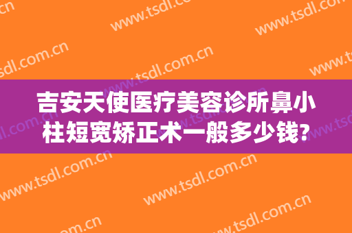 吉安天使医疗美容诊所鼻小柱短宽矫正术一般多少钱?靠谱吗?(吉安天使整形怎么样)