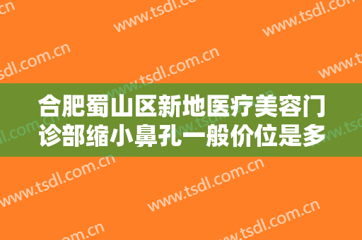 合肥蜀山区新地医疗美容门诊部缩小鼻孔一般价位是多少费用?需要多久恢复?