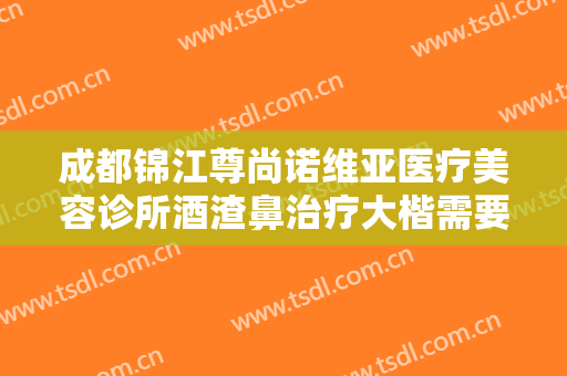 成都锦江尊尚诺维亚医疗美容诊所酒渣鼻治疗大楷需要多少钱?贵不贵?