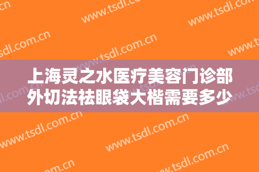 上海灵之水医疗美容门诊部外切法祛眼袋大楷需要多少钱?需要多久恢复?