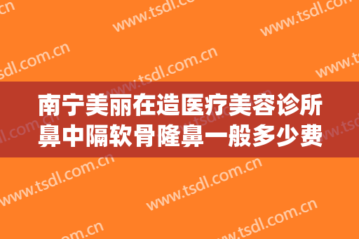 南宁美丽在造医疗美容诊所鼻中隔软骨隆鼻一般多少费用?靠谱吗?(南宁隆鼻那里整形医院好)