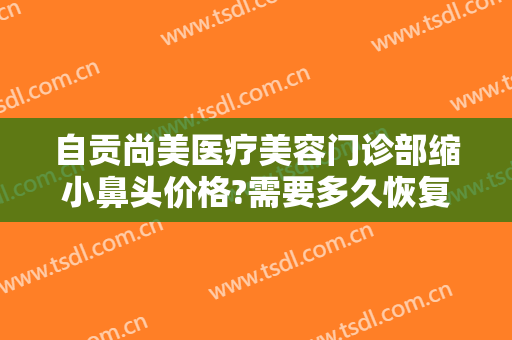自贡尚美医疗美容门诊部缩小鼻头价格?需要多久恢复?