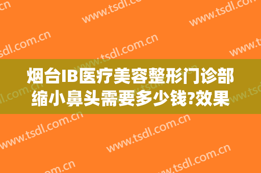 烟台IB医疗美容整形门诊部缩小鼻头需要多少钱?效果怎么样?(烟台IB整形医院)