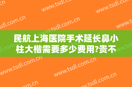 民航上海医院手术延长鼻小柱大楷需要多少费用?贵不贵?