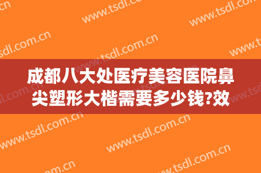 成都八大处医疗美容医院鼻尖塑形大楷需要多少钱?效果怎么样?(成都八大处隆鼻怎么样)