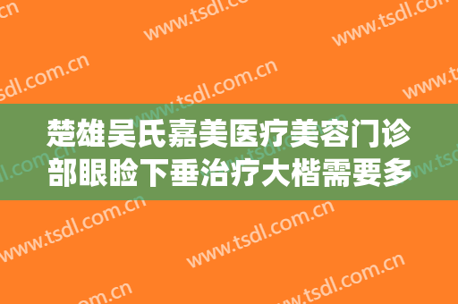 楚雄吴氏嘉美医疗美容门诊部眼睑下垂治疗大楷需要多少钱?可靠吗?(楚雄吴氏嘉美整形医院地址)