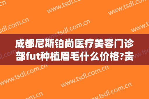 成都尼斯铂尚医疗美容门诊部fut种植眉毛什么价格?贵不贵?(成都尼斯铂尚整形美容医院怎么样)