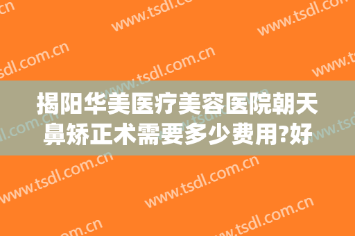 揭阳华美医疗美容医院朝天鼻矫正术需要多少费用?好不好?(揭阳华美美容医院正规吗)