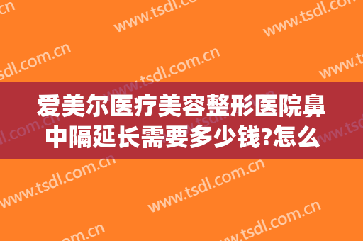爱美尔医疗美容整形医院鼻中隔延长需要多少钱?怎么样?(整形医院可以矫正鼻中隔吗?)