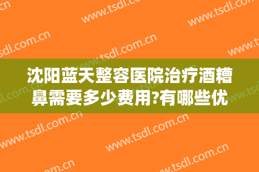 沈阳蓝天整容医院治疗酒糟鼻需要多少费用?有哪些优势?(沈阳七院酒糟鼻)