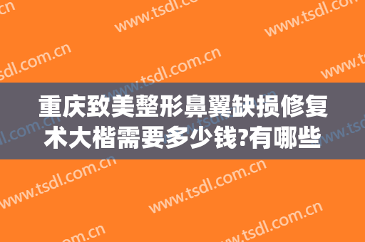 重庆致美整形鼻翼缺损修复术大楷需要多少钱?有哪些优势?(重庆鼻修复整形谁做得好)