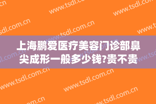 上海鹏爱医疗美容门诊部鼻尖成形一般多少钱?贵不贵?(鹏爱美容整形医院)