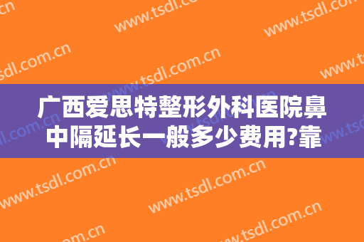 广西爱思特整形外科医院鼻中隔延长一般多少费用?靠谱吗?